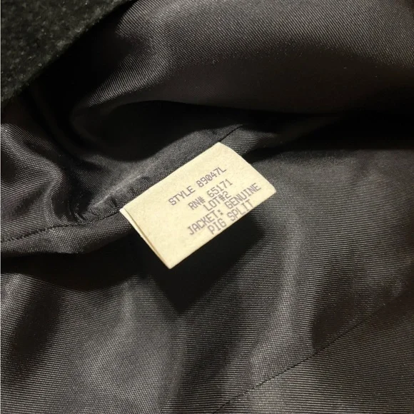 Men’s Black Pigskin Suit Coat